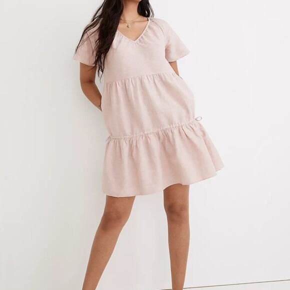 Madewell Linen Blend Lorelei Mini Dress Size Small | Size Small - Picture 1 of 9